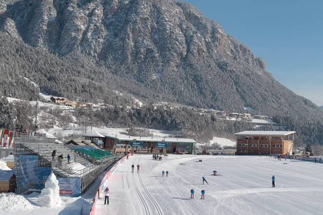 13.02.2013, Langlaufzentrum Lago di Tesero, Val di Fiemme, ITA, FIS Weltmeisterschaften Ski Nordisch, im Bild Uebersicht des Langlaufzentrums Lago di Tesero