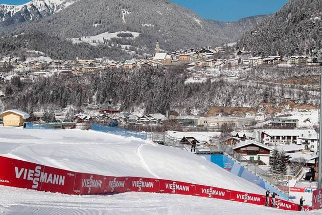 13.02.2013, Langlaufzentrum Lago di Tesero, Val di Fiemme, ITA, FIS Weltmeisterschaften Ski Nordisch, im Bild Uebersicht des Langlaufzentrums Lago di Tesero