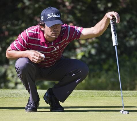 February 14, 2013: Marin Flores competes in the first round of the PGA Golf Herren Northern Trust Open held at Riviera Golf Course in Pacific Palisades, California. GOLF: FEB 14 PGA Golf Herren - Northern Trust Open - Round 01 Icon20217223 EDITORIAL USE ONLY