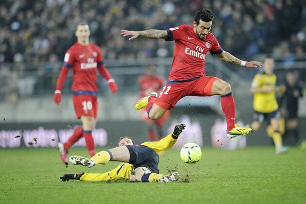 Ezequiel LAVEZZI (PSG) FOOTBALL : FC Sochaux vs Paris St. Germain (PSG)- Ligue 1 - Championnat de France 2012 2013 - 17 02 2013 - GRamon 