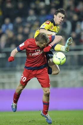 CORCHIA SEBASTIEN (FSCM) , CHANTOME CLEMENT (PSG) FOOTBALL : FC Sochaux vs Paris St. Germain (PSG)- Ligue 1 - Championnat de France 2012 2013 - 17 02 2013 - GRamon 