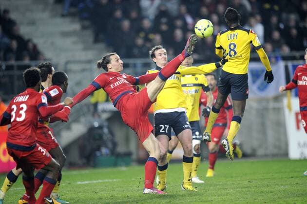 ZLATAN IBRAHIMOVIC (PSG) FOOTBALL : FC Sochaux vs Paris St. Germain (PSG) - Ligue 1 - Championnat de France 2012 2013 - 17 02 2013 - GRamon 