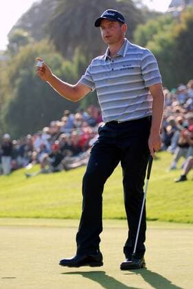 Feb. 17, 2013 - Pacific Palisades, California, U.S - PGA Golf Herren Golfer JOHN MERRICK is seen during the final round of the Northern Trust Open at the Riviera Country Club in Pacific Palisades, CA. 2013 PGA Golf Herren Northern Trust Open Final Round  - ZUMAb11