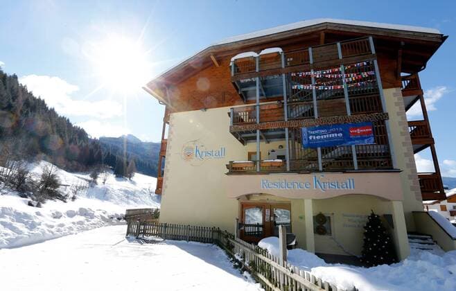 SKI NORDISCH - FIS Nordische WM 2013 PREDAZZO,ITALIEN,18.FEB.13 - SKI NORDISCH - FIS Nordische Ski Weltmeisterschaften 2013 in Val di Fiemme, Vorberichte. Bild zeigt die Residence Kristall. 