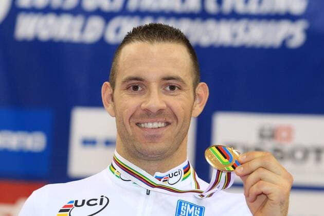 PERVIS FRANCOIS (FRA) - Champion du monde du Kilometre CYCLISME : Championnats du Monde sur Piste - Minsk - 20 02 2013 PatrickPichon Panoramic 