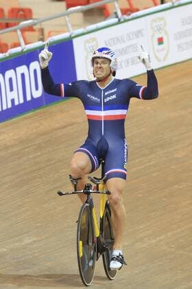 PERVIS FRANCOIS (FRA) - Champion du monde du Kilometre CYCLISME : Championnats du Monde sur Piste - Minsk - 20 02 2013 PatrickPichon Panoramic 
