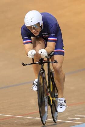 LAFARGUE QUENTYN (FRA) CYCLISME : Championnats du Monde sur Piste - Minsk - 20 02 2013 PatrickPichon Panoramic 