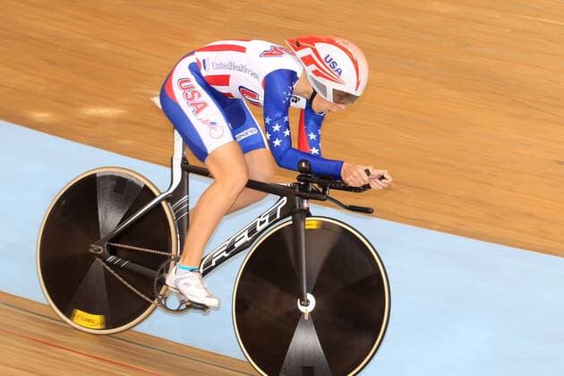 Sarah Hammer (USA) CYCLISME : Championnats du Monde sur Piste - Minsk - 20 02 2013 PatrickPichon Panoramic 