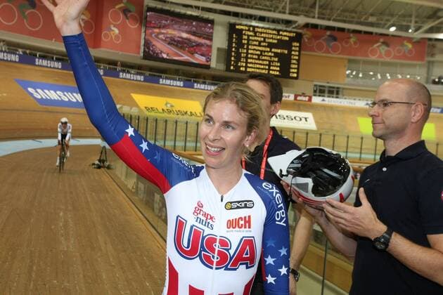 Sarah Hammer (USA) CYCLISME : Championnats du Monde sur Piste - Minsk - 20 02 2013 PatrickPichon Panoramic 