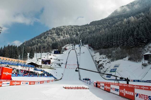general view, FEBRUARY 22, 2013, FIS Nordic World Ski Championship 2013, Nordic Combined Men, Ski Jumping Stadium Predazzo, Val di Fiemme, Italy,  (bxlb045136)