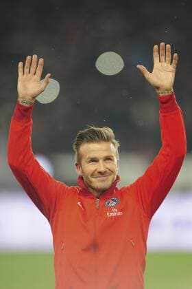 David Beckham (psg) FOOTBALL : PSG OM - L1 - 24 02 2013 JBAutissier Panoramic 