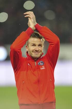 David Beckham (psg) FOOTBALL : PSG OM - L1 - 24 02 2013 JBAutissier Panoramic 