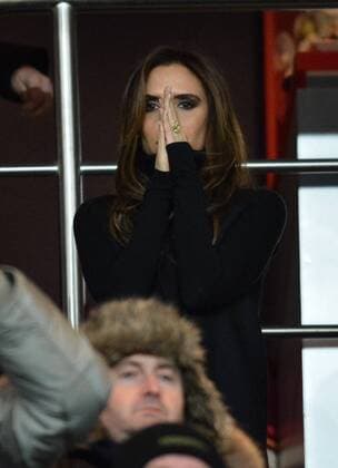 Victoria Beckham, Gattin von David Beckham (Paris Saint Germain PSG) - L1 - 24 02 2013 AnthonyBIBARD FEP Panoramic 