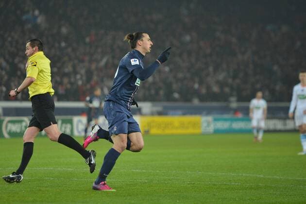 Zlatan Ibrahimovic (psg) FOOTBALL : Paris SG vs Marseille - Coupe de France - 27 02 2013 AnthonyBIBARD FEP Panoramic 