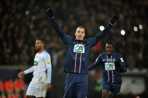 Zlatan Ibrahimovic (psg) FOOTBALL : Paris SG vs Marseille - Coupe de France - 27 02 2013 AnthonyBIBARD FEP Panoramic 