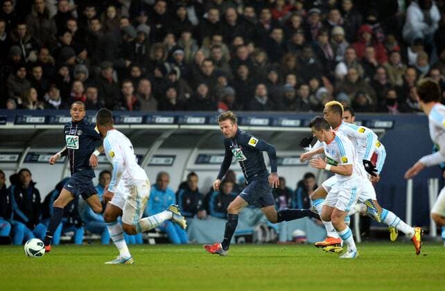 David Beckham (psg) FOOTBALL : Paris SG vs Marseille - Coupe de France - 27 02 2013 AnthonyBIBARD FEP Panoramic 