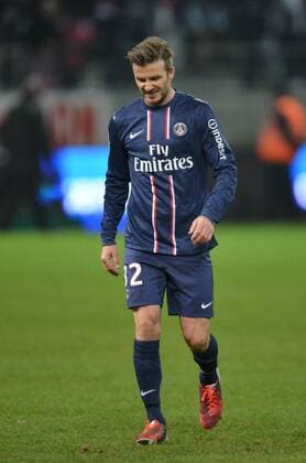 David Beckham (psg) FOOTBALL : Reims vs Paris SG - Ligue 1 - 02 03 2013 AnthonyBIBARD FEP Panoramic 