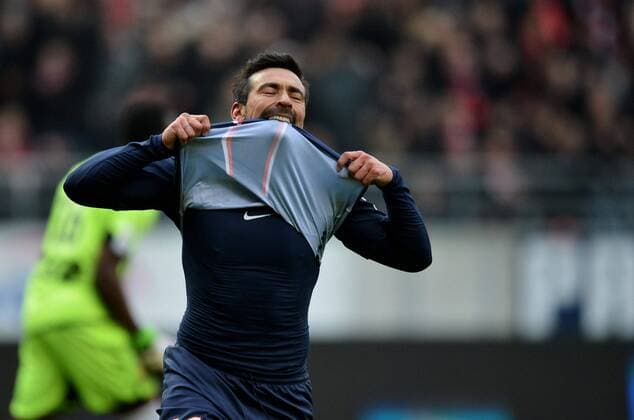 Ezequiel Lavezzi (psg) FOOTBALL : Reims vs Paris SG - Ligue 1 - 02 03 2013 AnthonyBIBARD FEP Panoramic 