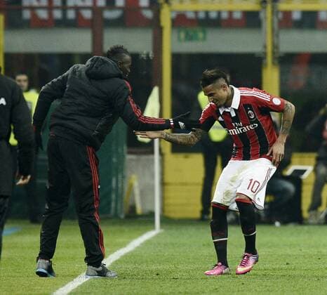 Db Milano 02 03 2013 - campionato di calcio serie A Milan-Lazio M Baye Niang-Kevin-Prince Boateng 