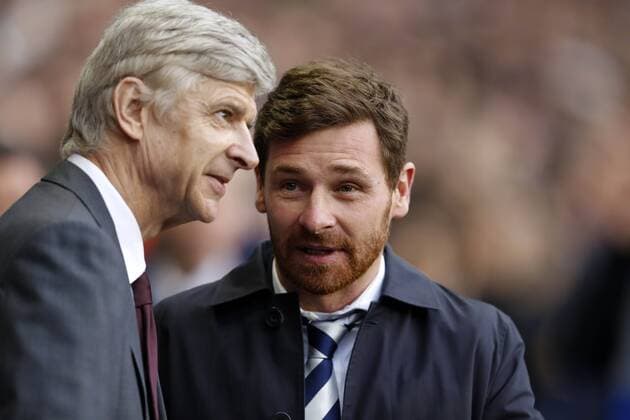 Tottenham s Andre Villas-Boas chats with Arsenal s Arsene Wenger..Tottenham Hotspur v Arsenal- Barclays Premier League - White Hart Lane, London- 3 03 13 - Picture David Klein Sportimage EDITORIAL USE ONLY. No use with unauthorised audio, video, data, fixture lists, club league logos or live services. Online in-match use limited to 120 images, no video emulation. No use in betting, games or single club league player publications.