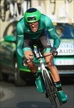 GAUDIN Damien (FRA) of Europcar CYCLISME : Paris Nice 2013 - Prologue - 03 03 2013 PHOTONEWS PANORAMIC 