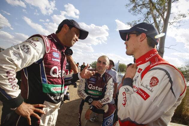Nasser AL-ATTIYAH (QAT) et Dani Sordo AUTO : Rallye du Mexique - WRC Motorsport Rallye WM - 10 03 2013 SPRESSE PANORAMIC 