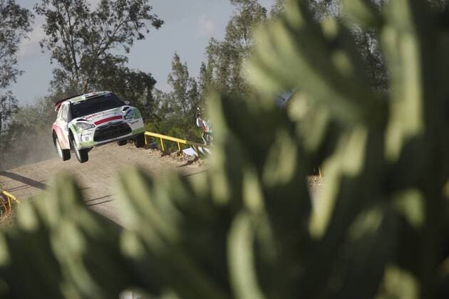 Benito GUERRA (MEX) et Borja ROZADA (ESP) - CITROEN DS3 WRC Motorsport Rallye WM AUTO : Rallye du Mexique - WRC Motorsport Rallye WM - 10 03 2013 SPRESSE PANORAMIC 