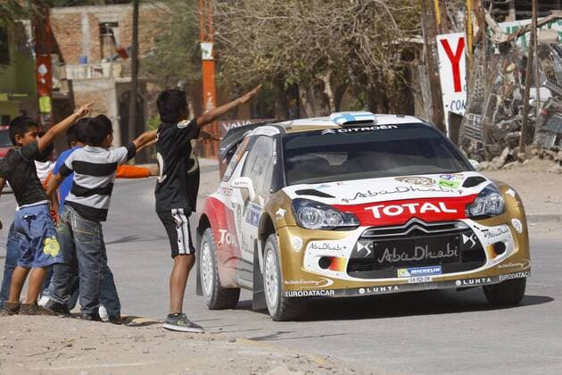 Mikko Hirvonen (FIN) et Jarmo Lehtinen (FIN) - CITROEN DS3 WRC Motorsport Rallye WM AUTO : Rallye du Mexique - WRC Motorsport Rallye WM - 07 03 2013 SPRESSE PANORAMIC 
