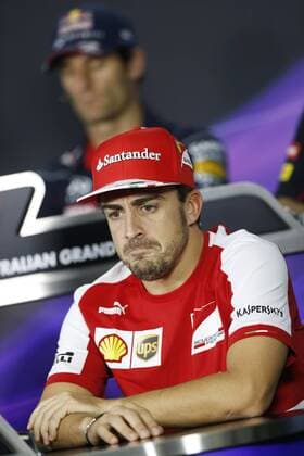 Motorsports: FIA Formula One World Championship 2013, Grand Prix of Australia, 3 Fernando Alonso (ESP, Scuderia Ferrari), xHOCHxZWEIx