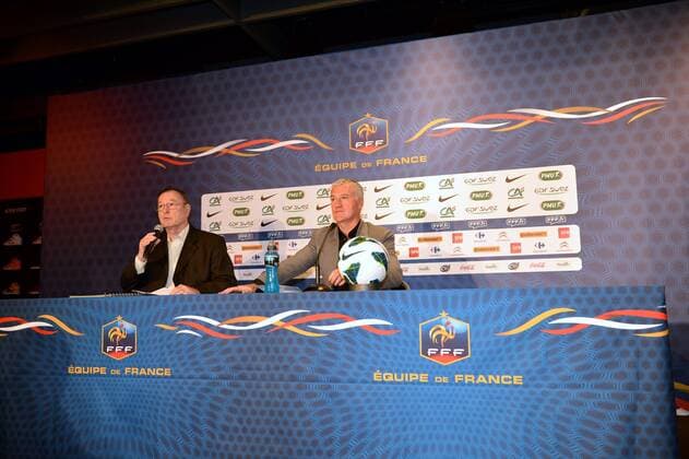 Didier Deschamps (selectionneur France) FOOTBALL : Conference de Presse - Equipe de france - 14 03 2013 AnthonyBIBARD FEP Panoramic 