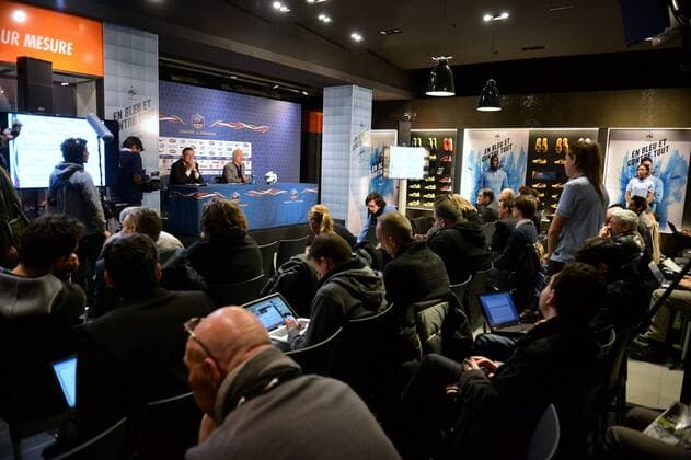 Didier Deschamps (selectionneur France) FOOTBALL : Conference de Presse - Equipe de france - 14 03 2013 AnthonyBIBARD FEP Panoramic 