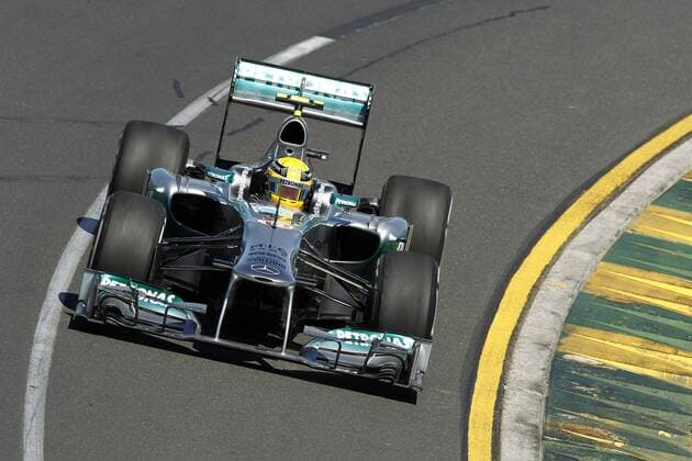 Motorsports: FIA Formula One World Championship 2013, Grand Prix of Australia, 10 Lewis Hamilton (GBR, Mercedes AMG Petronas F1 Team), xHOCHxZWEIx