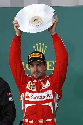 Motorsports: FIA Formula One World Championship 2013, Grand Prix of Australia, 3 Fernando Alonso (ESP, Scuderia Ferrari), xHOCHxZWEIx