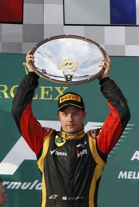 Motorsports: FIA Formula One World Championship 2013, Grand Prix of Australia, 7 Kimi Räikkönen (FIN, Lotus F1 Team), xHOCHxZWEIx