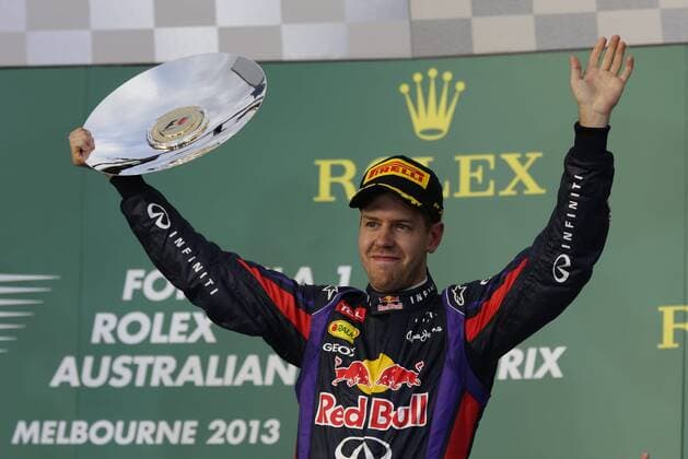 Sebastian Vettel (Red Bull Racing) GP Australien 2013 Formel 1 Grand Prix Australien 2013
