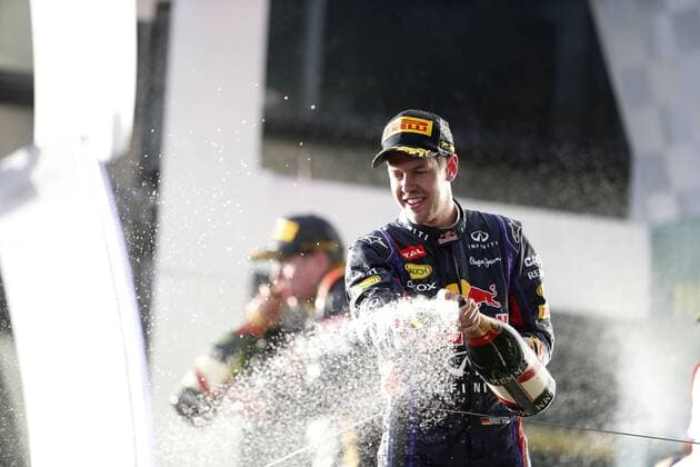 Motorsports: FIA Formula One World Championship 2013, Grand Prix of Australia, 1 Sebastian Vettel (GER, Infiniti Red Bull Racing), xHOCHxZWEIx