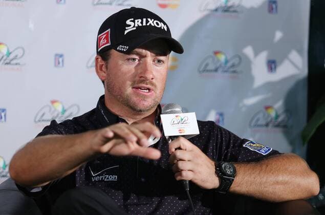 March 20, 2013 - Orlando, FL, USA - Graeme McDowell speaks during a news conference during the Pro-Am tournament of the Arnold Palmer Invitational at the Bay Hill Club & Lodge in Orlando, Florida, Wednesday, March 20, 2013. Pro-Am tournament of the Arnold Palmer Invitational - ZUMAm67
