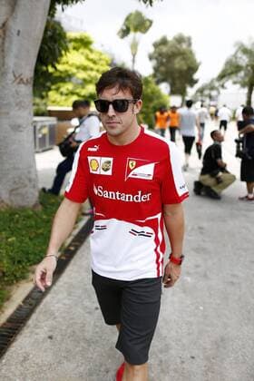 Motorsports: FIA Formula One World Championship 2013, Grand Prix of Malaysia, 3 Fernando Alonso (ESP, Scuderia Ferrari), xHOCHxZWEIx