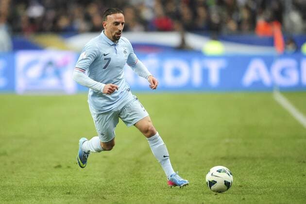 Franck Ribery (France) FOOTBALL : France vs Georgie - Qualifications - 22 03 2013 JBAutissier Panoramic 