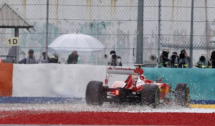 Motorsports: FIA Formula One World Championship 2013, Grand Prix of Malaysia, 3 Fernando Alonso (ESP, Scuderia Ferrari), xHOCHxZWEIx