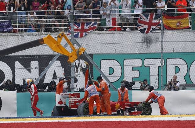 Motorsports: FIA Formula One World Championship 2013, Grand Prix of Malaysia, 3 Fernando Alonso (ESP, Scuderia Ferrari), xHOCHxZWEIx