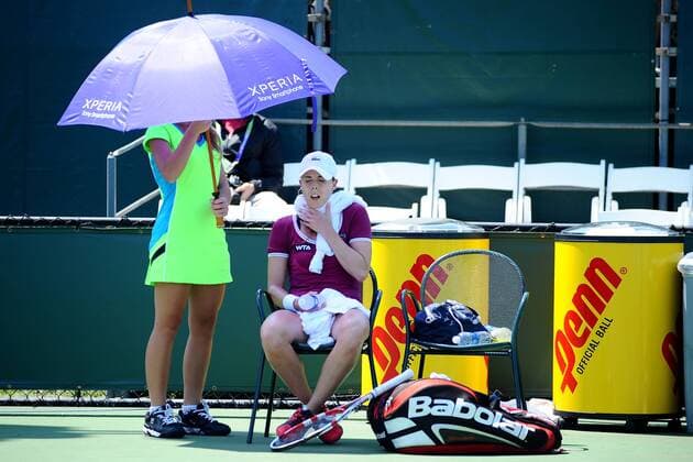 Alize Cornet (FRA) TENNIS : Tournoi de Miami - WTA Tennis Damen - 24 03 2013 virginiebouyer tennismag panoramic 