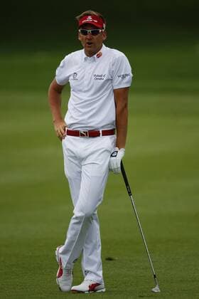 March 24, 2013 - Orlando, Florida, U.S - IAN POULTER on his second shot out of the fairway on the first hole during the final round of the Arnold Palmer Invitational at the Bay Hill Club and Lodge. Golf 2013 - Arnold Palmer Invitational - Final Round  - ZUMAr11