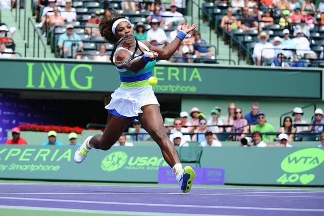 Serena Williams (USA) TENNIS : Tournoi de Miami - WTA Tennis Damen - 25 03 2013 virginiebouyer tennismag panoramic 