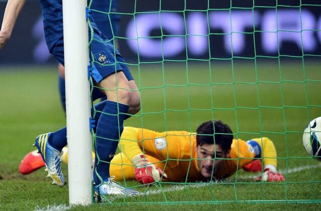 Hugo Lloris (fra) FOOTBALL : France vs Espagne - qualifications coupe du monde 2014 - 26 03 2013 AnthonyBIBARD FEP Panoramic 