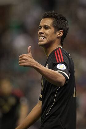 MEXICO CITY, March 26, 2013 - Mexico s Severo Meza reacts during a CONCACAF s qualifying match for Brazil s World Cup 2014 against the U.S. at Azteca Stadium, in Mexico City, capital of Mexico, on March 26, 2013. (Xinhua Pedro Mera) (da) (sp) MEXICO-MEXICO CITY-SOCCER-MEXICO VS U.S. 