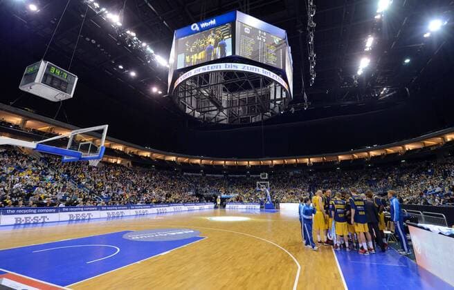 Basketball Berlin 29.03.2013 Euroleague Zwischenrunde Saison 2012 2013 Alba Berlin - O2 World