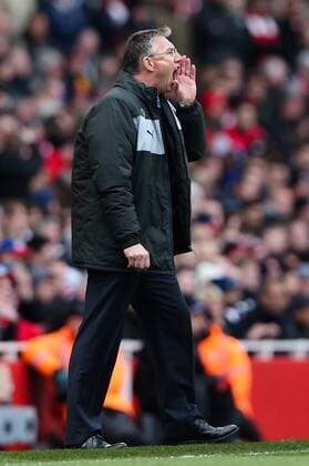 Football - 2012 2013 Premier League - Arsenal FC London - Reading FC; Reading Manager Nigel Adkins at the Emirates Stadium 