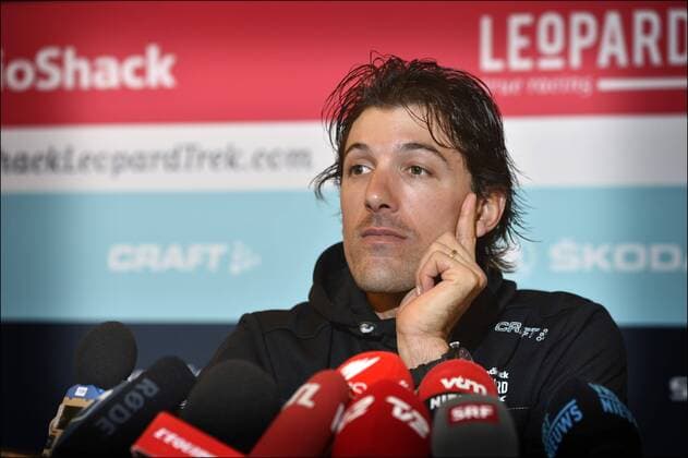 Fabian Cancellara (SUI) - Team Radioshack Leopard CYCLISME : Conference de Presse - Paris Roubaix - 05 04 2013 PhotoNews Panoramic 