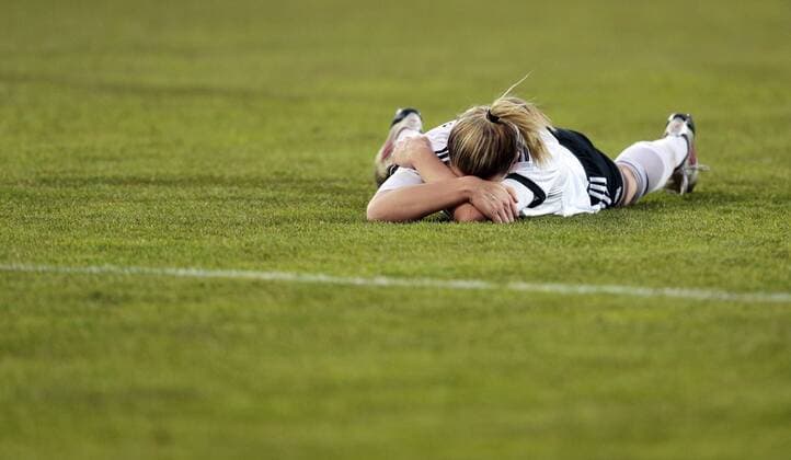 Fussball, Länderspiel, Frauen, Deutschland vs. USA, Enttäuschung bei Luisa Wensing (GER)